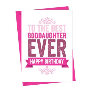 Best Goddaughter Birthday Card A Is For Alphabet