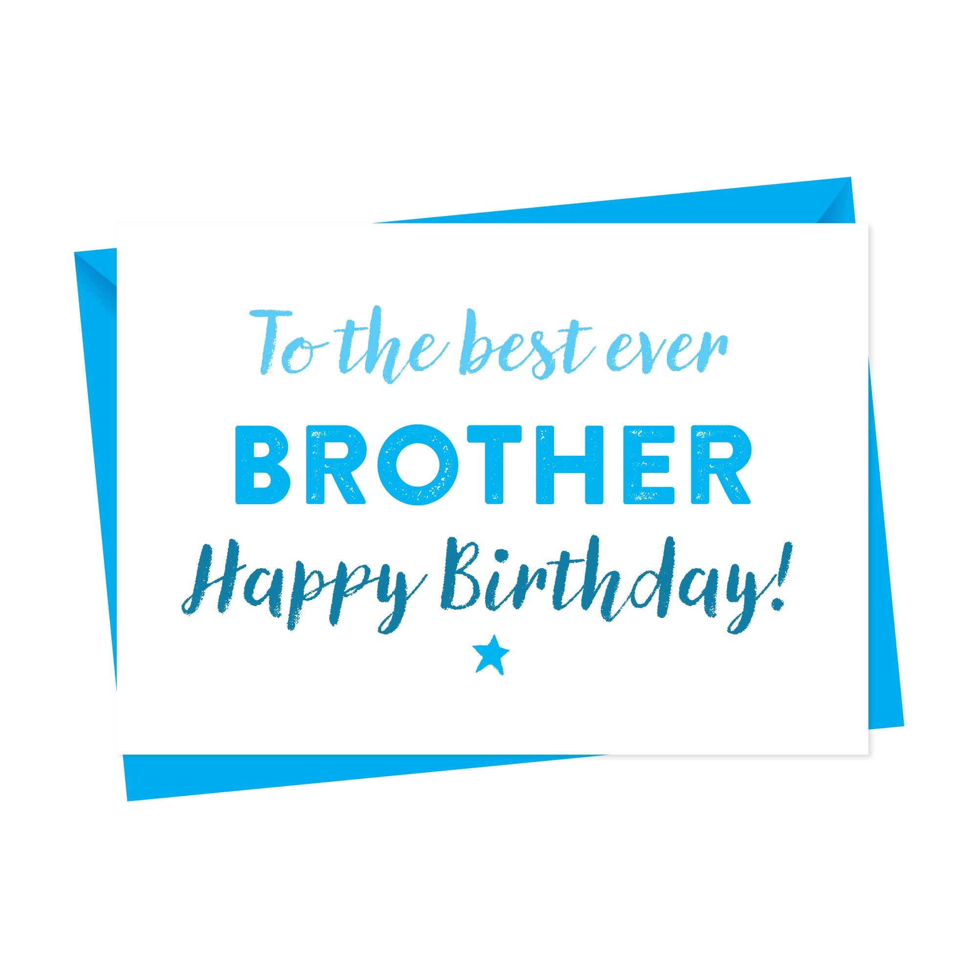 Canvas Birthday Card For Brother - Birthday Card - A is for Alphabet