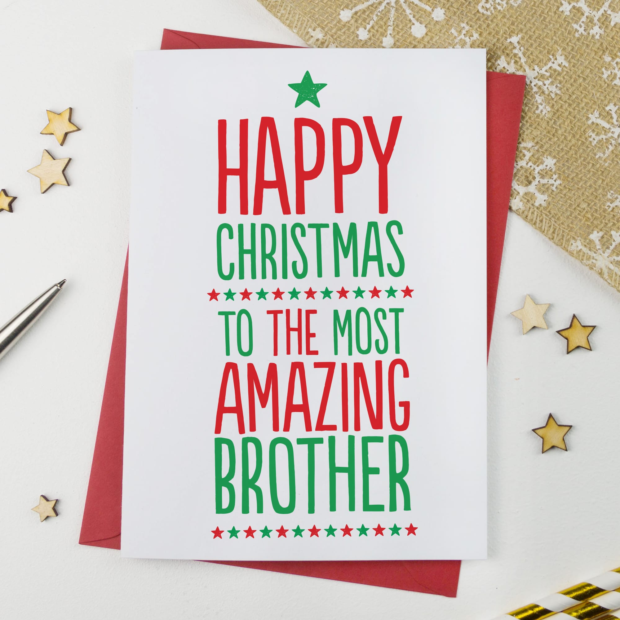 Amazing Christmas Brother Card Christmas Card A Is For Alphabet