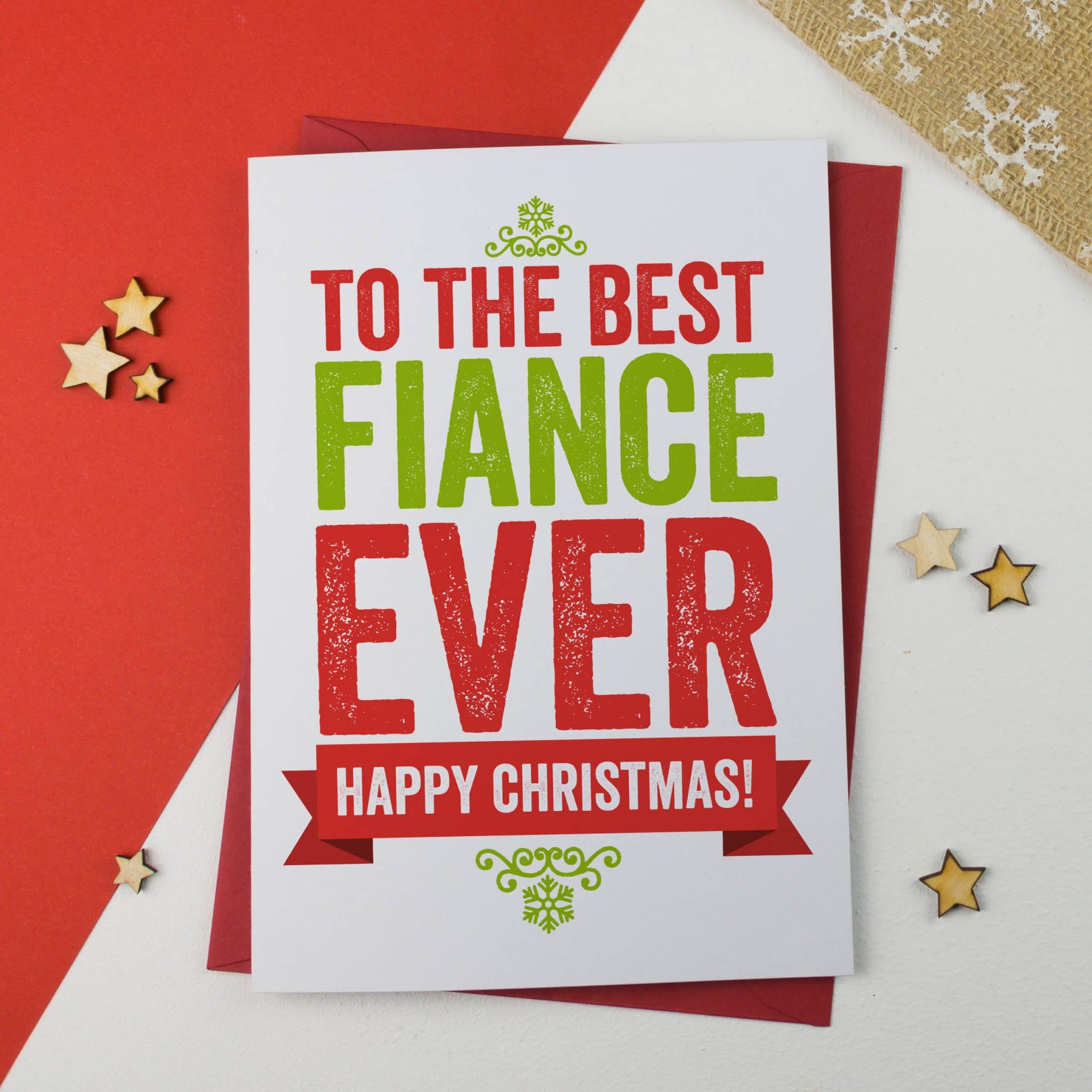 Best Fianc Ever Christmas Card Christmas Card A Is For Alphabet