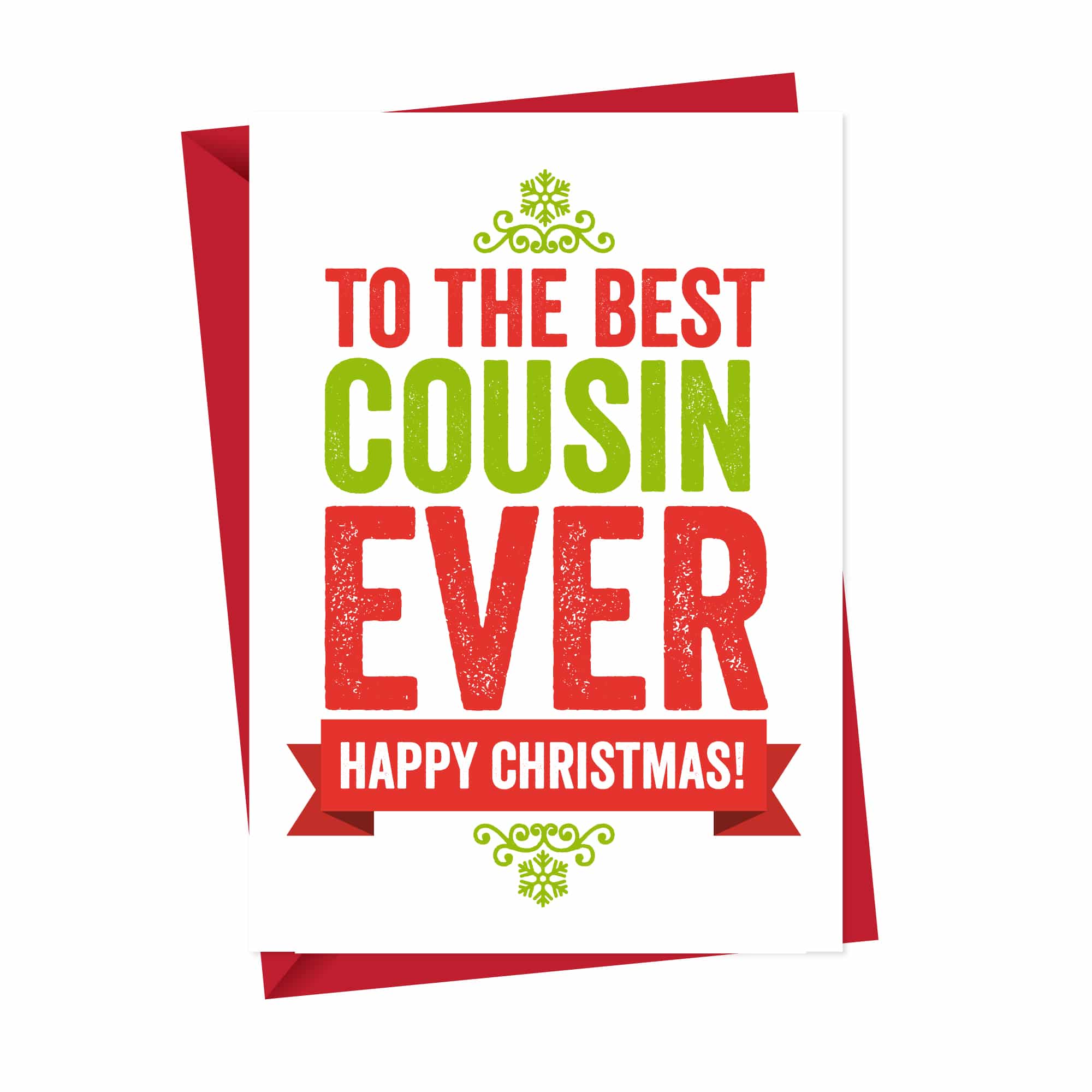 Christmas card for Cousin